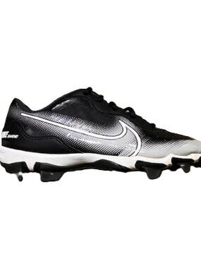 Nike Alpha Huarache 4 Keystone Baseball Cleat US 5.5Y Black BM1
